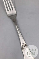 Dänische Crown Silber Rosenholm Tafelgabel