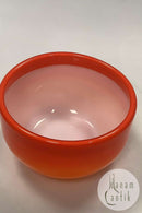 Holmegaard Palet / Carnaby Orange Glass Bowl