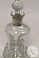 Holmegaard Dragsted Glas Karaffel med sølvbånd