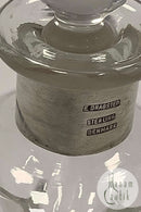 Holmegaard Dragsted Glass Carafe with silver ribbon