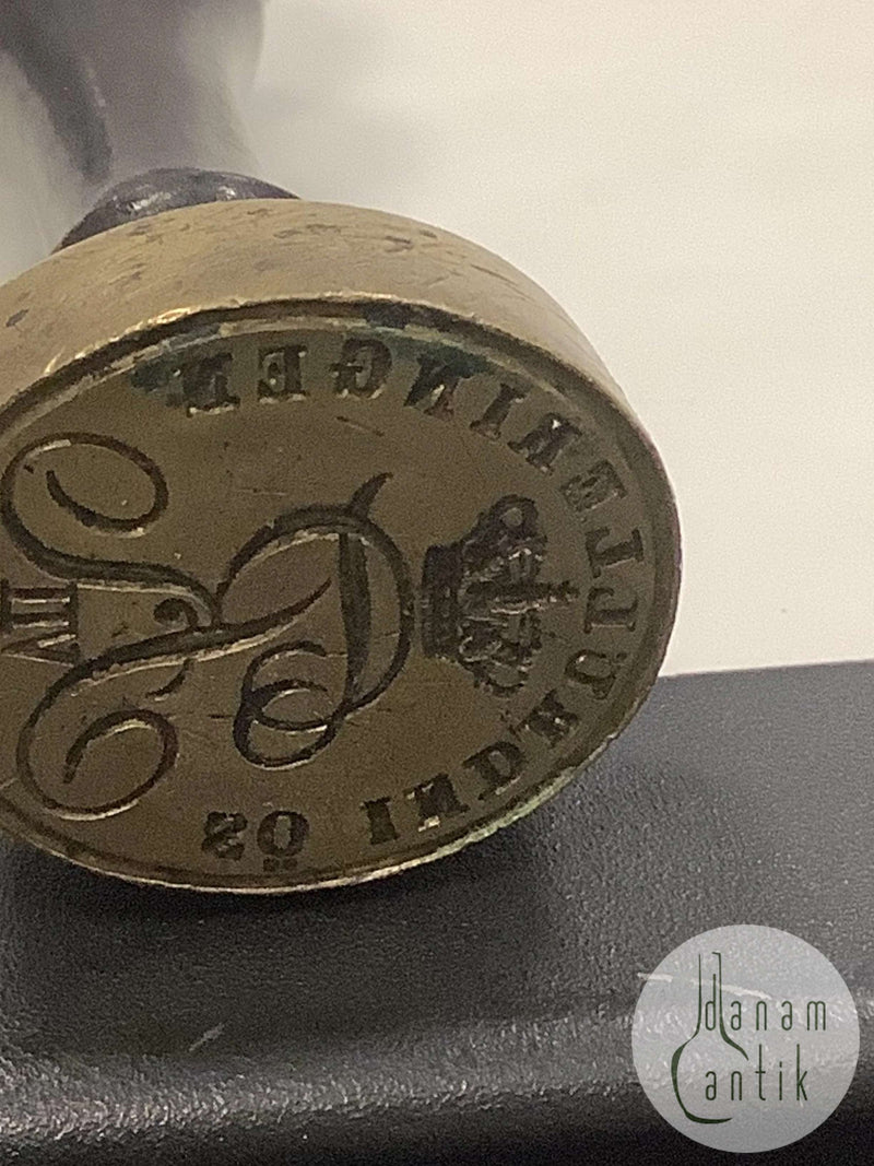 Marine - Enclosure Stamp / Seal King Frederik VII from 1848 to 1963