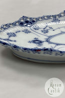 Royal Copenhagen Blaue kannelierte Schale Nr. 1115