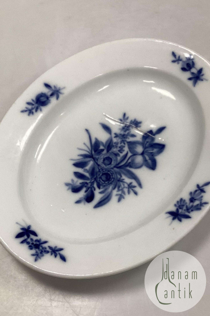 Antik Royal Copenhagen Blå Blomst Serveringsfad
