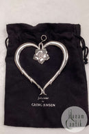 Georg Jensen Johanne Juledekoration - Stort Hjerte sølv 2010