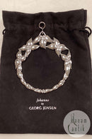 Georg Jensen Johanne 银色圣诞装饰 "花环"。
