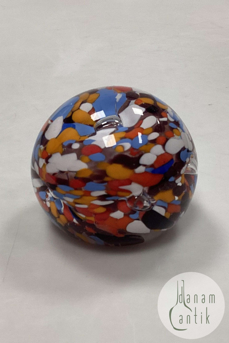 Multifarvet Brevvægt i Glas