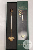 Georg Jensen Golden Christmas Lyseholder - Hasselnød 2002