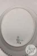 Royal Copenhagen Blaue geriffelte ovale Schale Nr. 1148