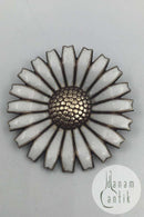 A Michelsen Sterling Sølv Marguerit Broche