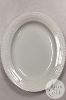 Royal Copenhagen Weiß Flora Danica Perle Oval servieren Schüssel Nr. 3516