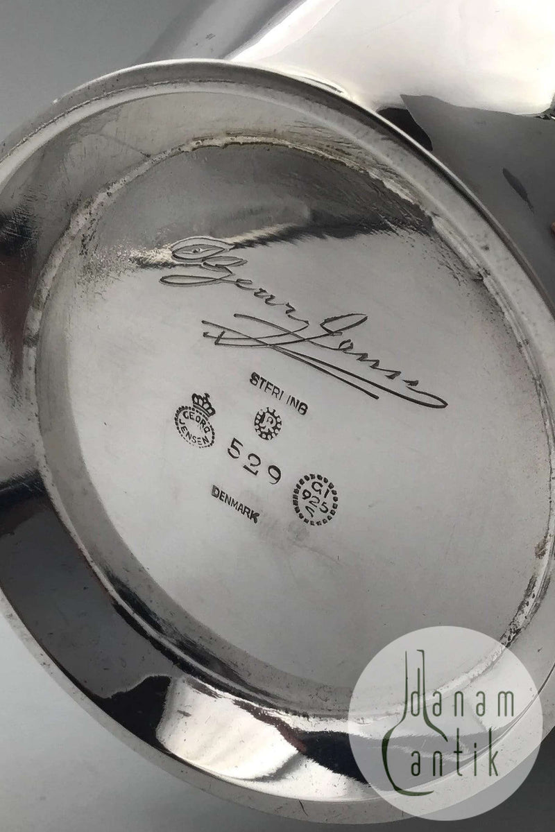 Georg Jensen Sterling Sølv Kaffekande No. 529