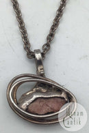 Jacob Hull Buch + Deichmann Forsølvet Halskæde og Vedhæng