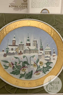 Royal Copenhagen Juleplatte fra 2008 i overglasur 199 kopier