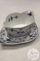 Royal Copenhagen Blue Fluted Plain Gravy Boat No. 204