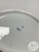 Antik Royal Copenhagen Musselmalet Helblonde Frugtkurv med guld No 1057