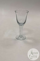 "Hvid Klokke" Portvinsglas Holmegaard. 13.7 cm H