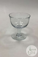 "Hvid Klokke" Dessertglas Holmegaard. 11,5cm H.