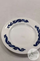 ビング＆グロンダール アール・ヌーボー ブルー＆ホワイト ケーキ・プレート