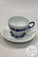 ビング＆グロンダール アール・ヌーボー ブルー＆ホワイト コーヒーカップ