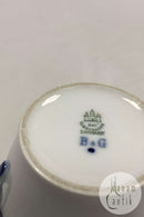 Bing和Grondahl新艺术主义蓝白糖碗