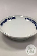 ビング＆グロンダール アール・ヌーボー 青と白のケーキ皿 オンフット