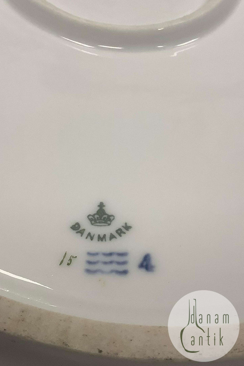 皇家哥本哈根新艺术派半花边大椭圆盘