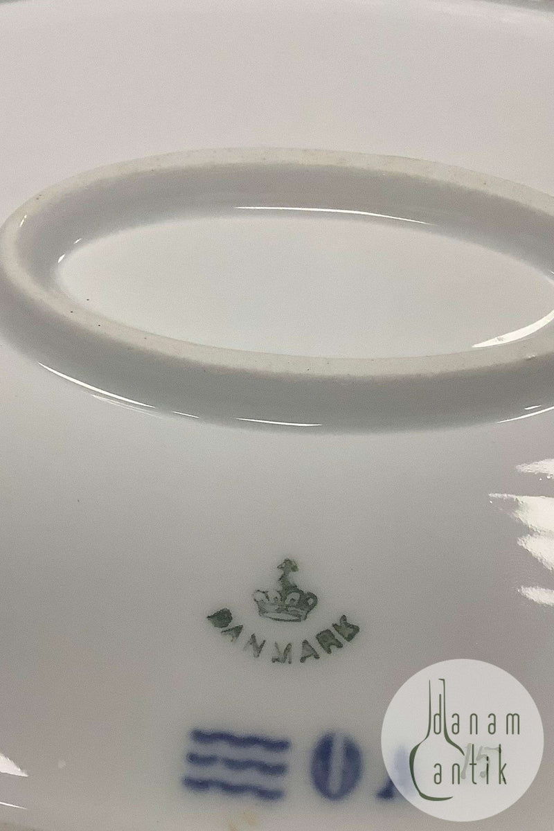 Royal Copenhagen Art Nouveau Halvblonde Ovalt Fad