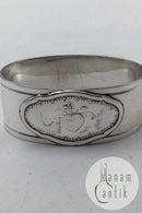 Horsens Silberschmied Silber Serviettenring Blumenmotiv