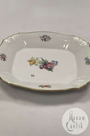 Royal Copenhagen Light Saxon Flower rectangular dish No 1717