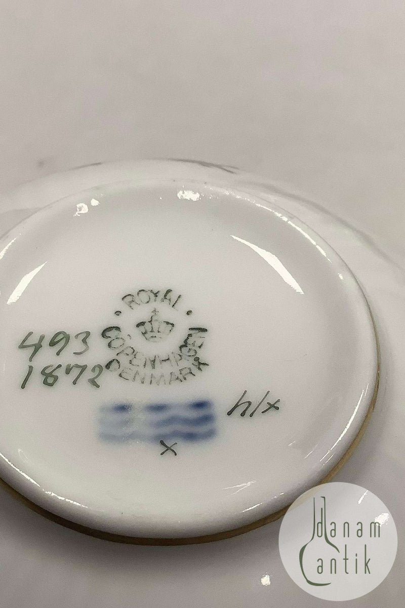 Royal Copenhagen Light Saxon Flower Bouillon Cup with handles No 1872