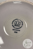 Bing & Grondahl/Kronjyden白色堇菜茶壶No 656