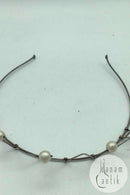 A Michelsen AB Sølv Diadem m perler Stockholm 1963.