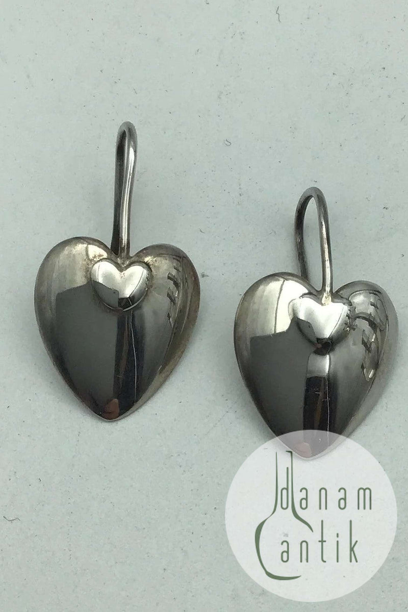 Georg Jensen Sterling Sølv Øreringe No. 187