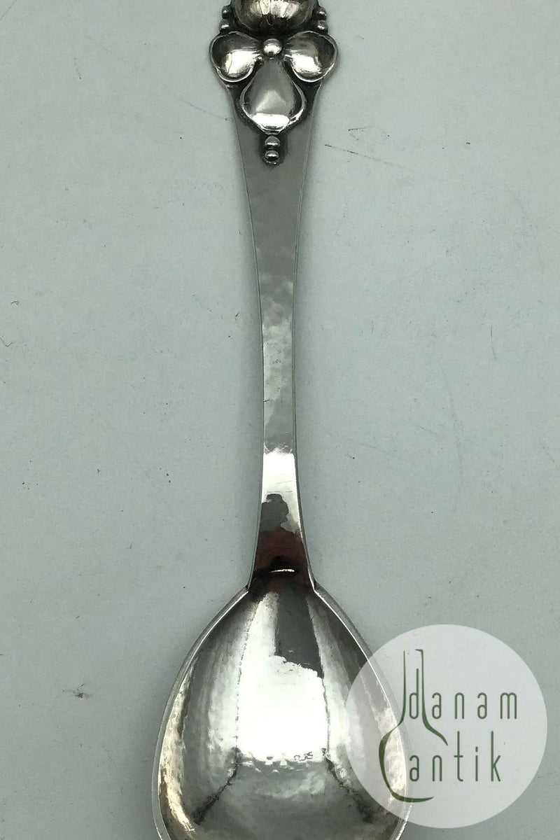 Dansk Arbejde (DTA) Sølv Marmeladeske med Rav