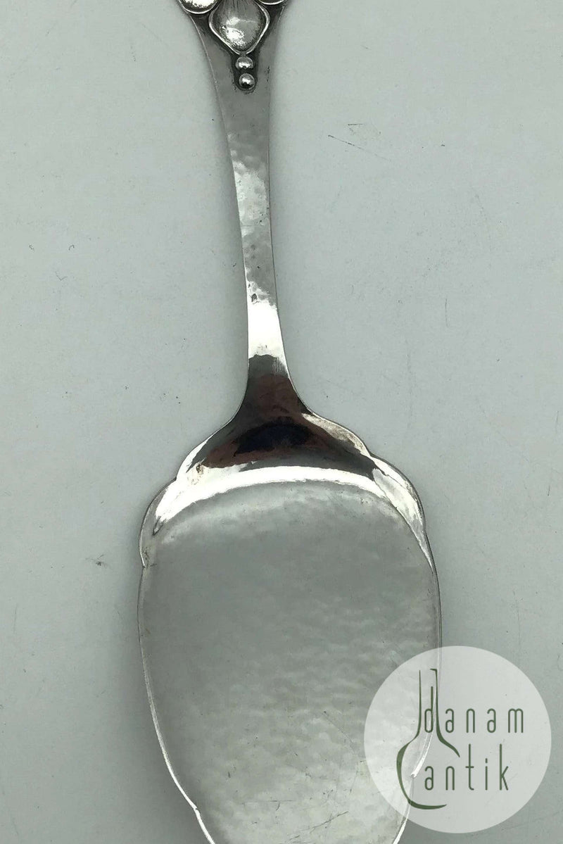 Dansk Arbejde (DTA) Sølv Serveringsspade med Rav