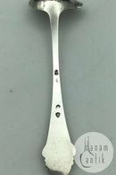 Dansk Arbejde (DTA) Sølv Flødeske med Rav