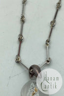 Lapponia Sterling Sølv Acryl Halskæde Björn Weckström