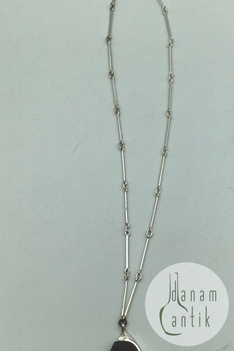 Lapponia Sterling Sølv Ibenholt Halskæde Björn Weckström