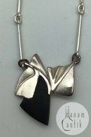 Lapponia Sterling Sølv Ibenholt Halskæde Björn Weckström