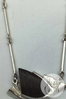 Lapponia Sterling Sølv Ibenholt Halskæde Björn Weckström