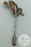 Georg Jensen Sterling Sølv/Guld Broche/Pin 2003 Isabell Kristensen