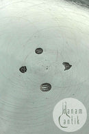 Dansk Arbejde Sølv Smørnæb med våbenskjold