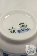 Royal Copenhagen Musselmalet Riflet Stor Kop No 69