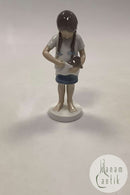 Bing and Grondahl Figurine Girl with Cat ( Little Mother ) No 1779