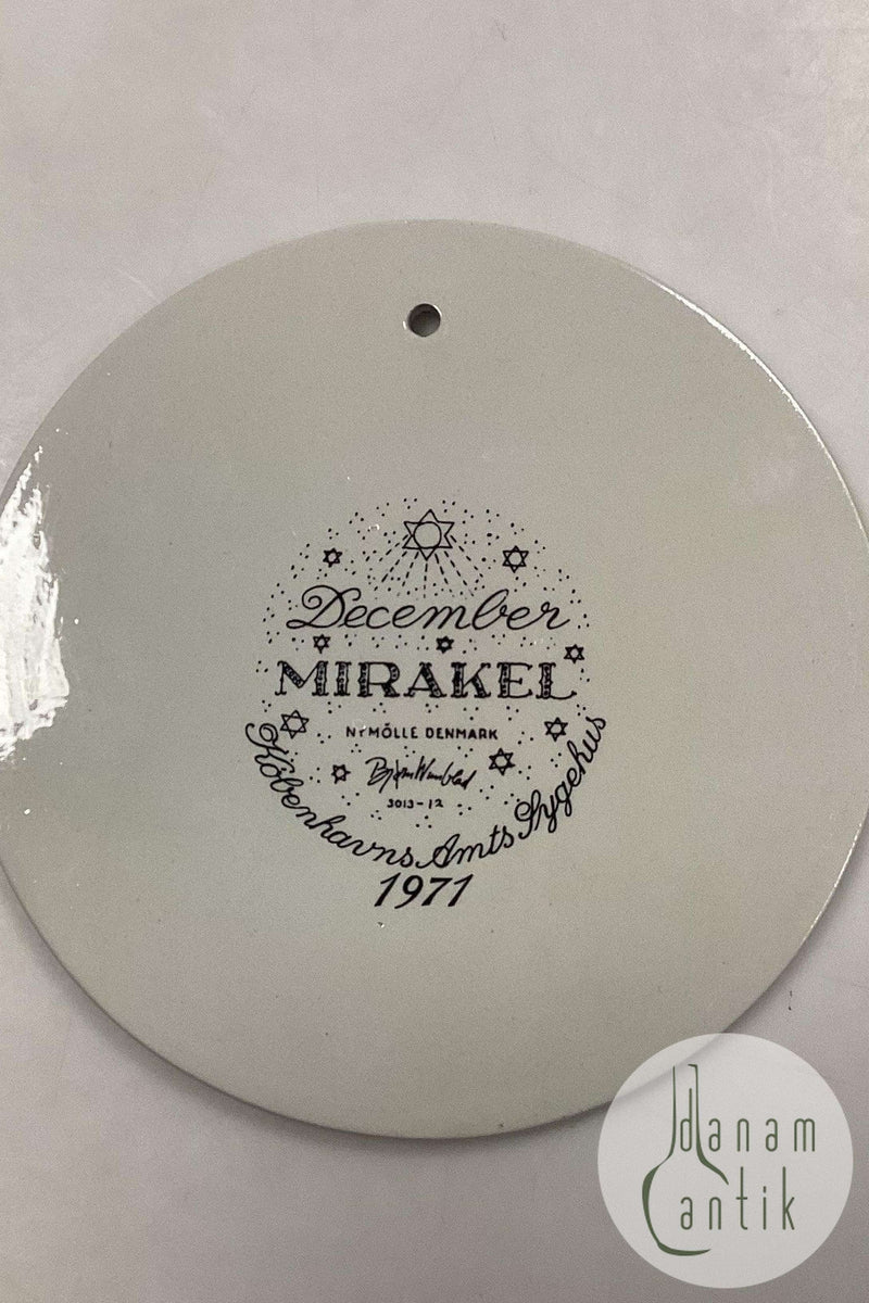 Bjørn Wiinblad: December platte fra Nymølle MIRAKEL/ Københavns Amts Sygehus 1971