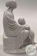 Bing og Grøndahl Thorvaldsen Bisquit Figur af Mor og Barn