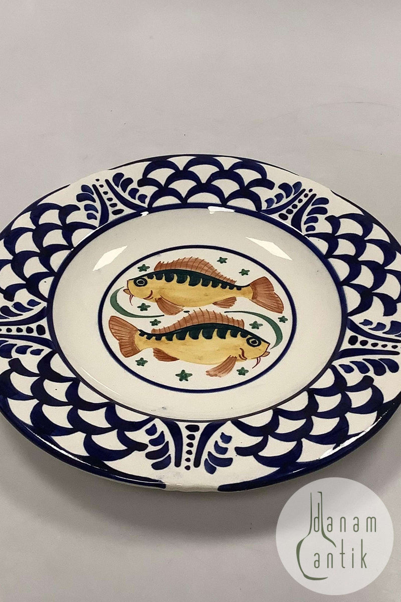 Aluminia Zodiac Plate Pisces No 124/151