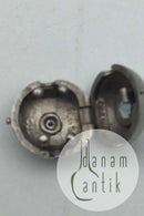 Ole Lynggaard 14 kt Hvidguld Kuglelås med Diamant (0.05 ct)