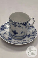 Royal Copenhagen Blue Fluted Half Lace Mini Cup No 530
