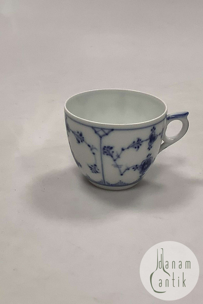 Bing og Grøndahl Blåmalet / Musselmalet Riflet Kaffekop No 102